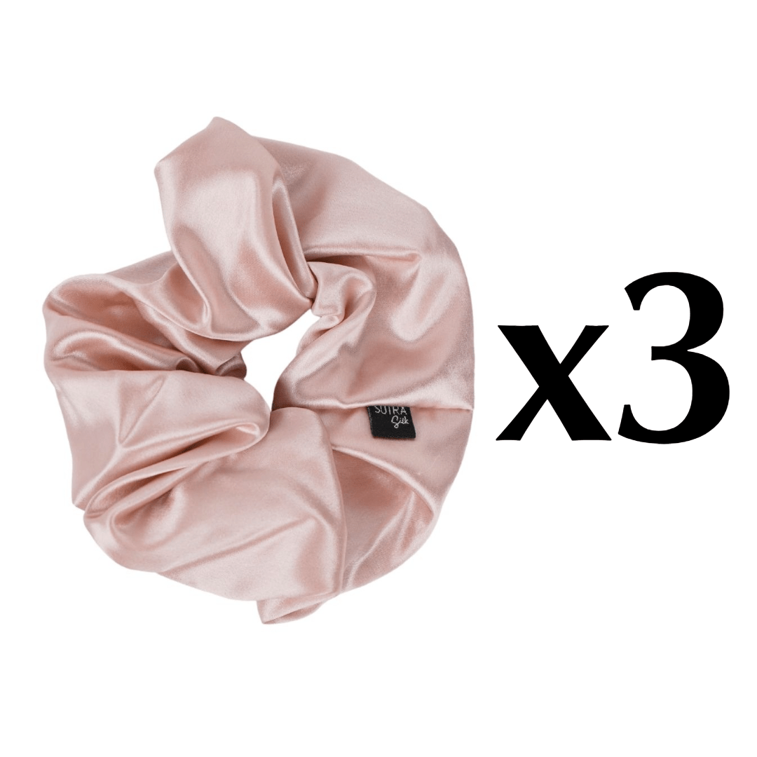 The Statement Silk Scrunchie — 22 Momme