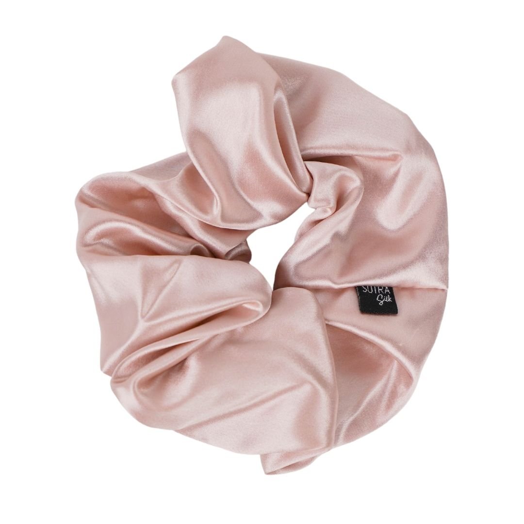 The Statement Silk Scrunchie — 22 Momme