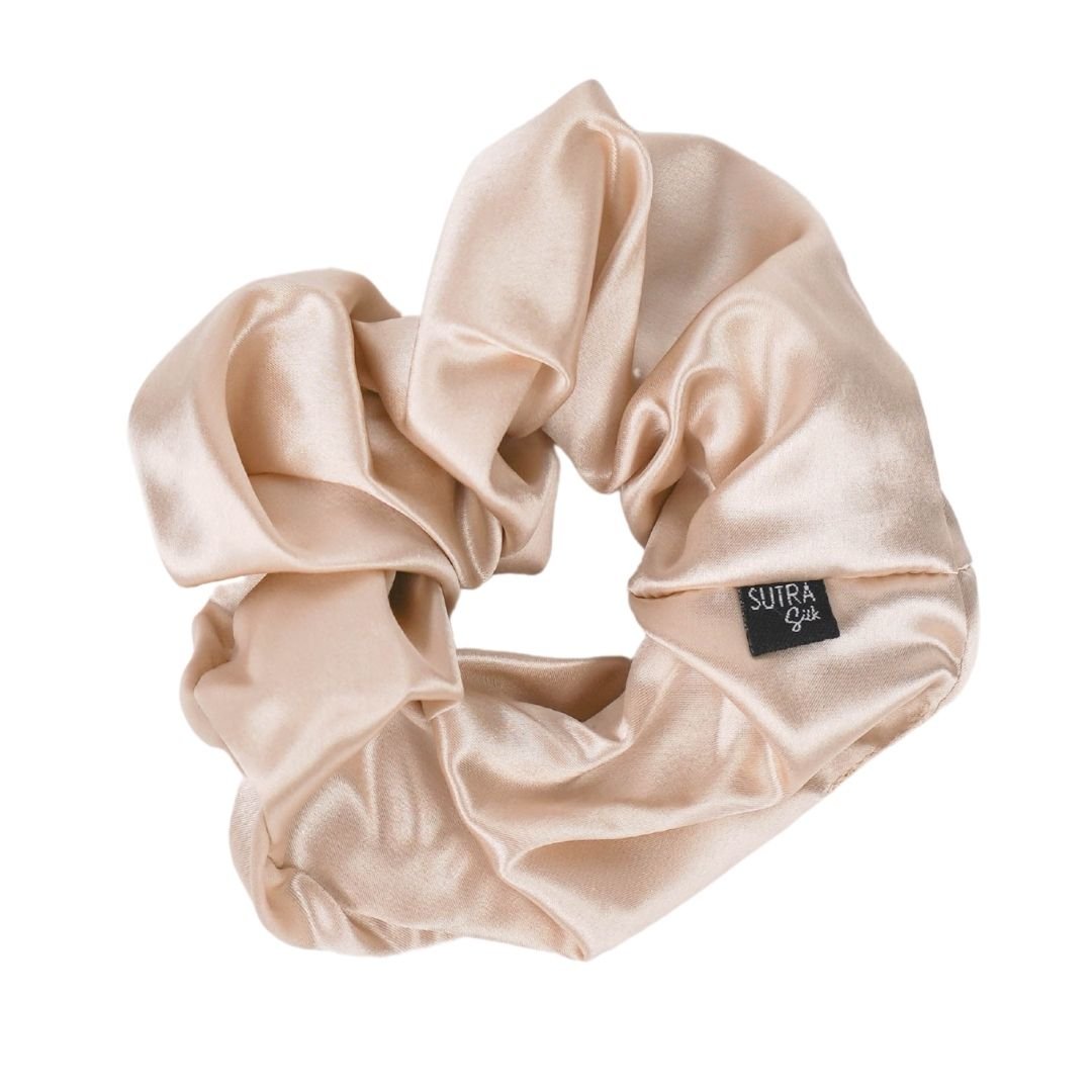 The Statement Silk Scrunchie — 22 Momme
