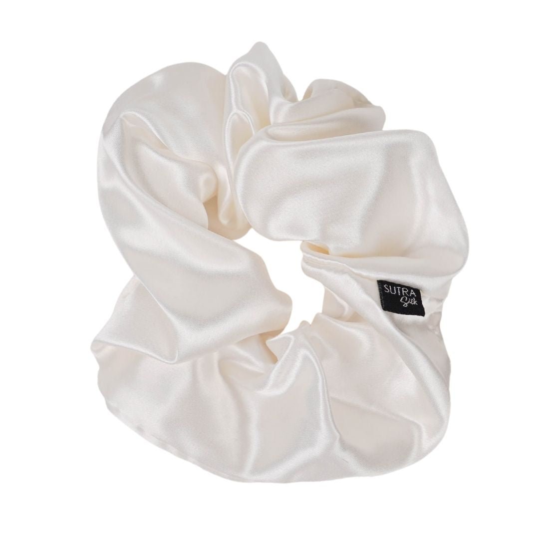 The Statement Silk Scrunchie — 22 Momme