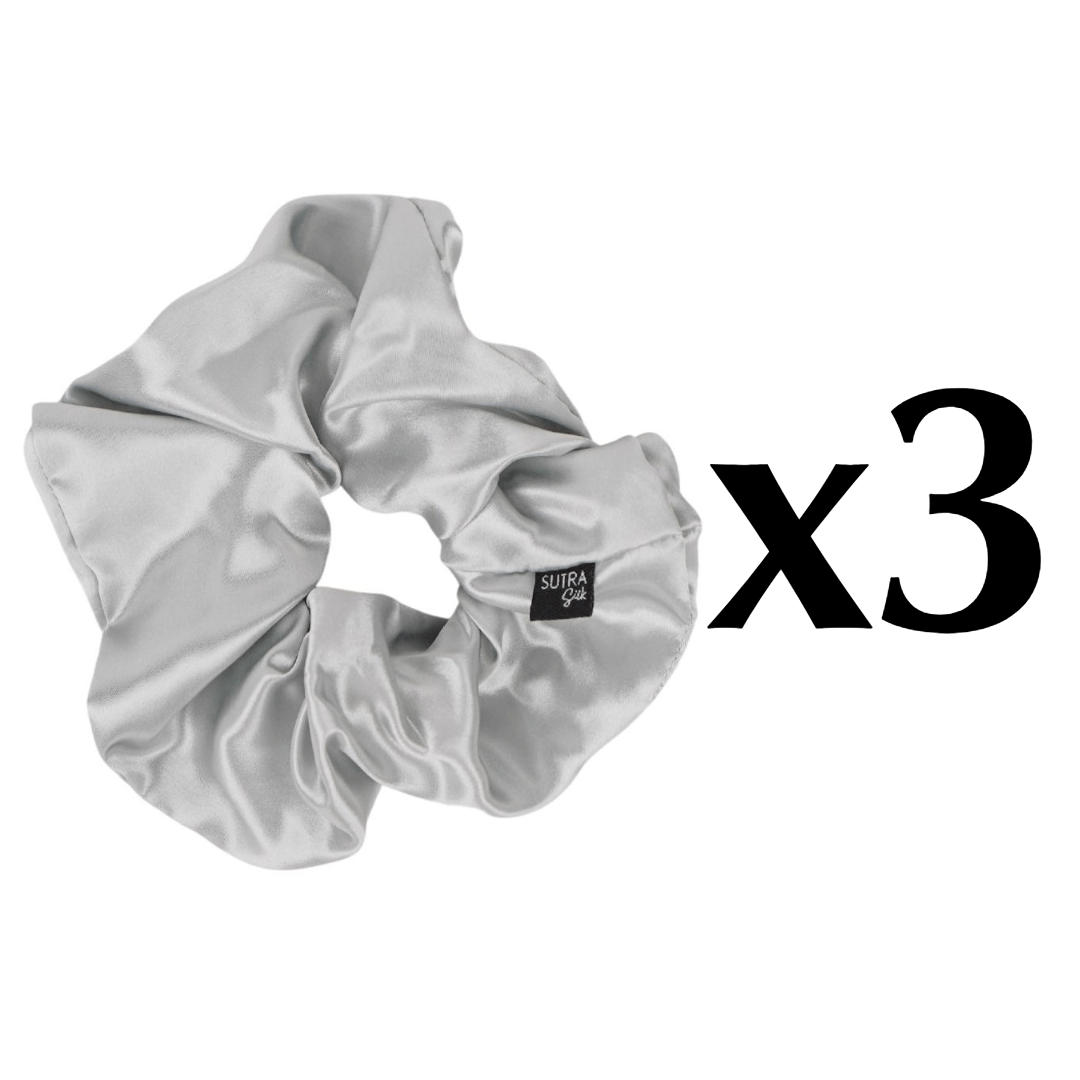 The Statement Silk Scrunchie — 22 Momme