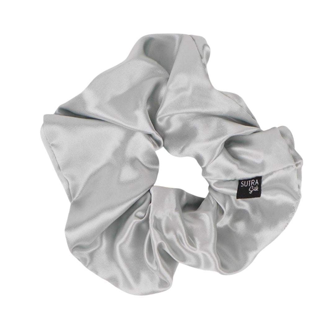 The Statement Silk Scrunchie — 22 Momme