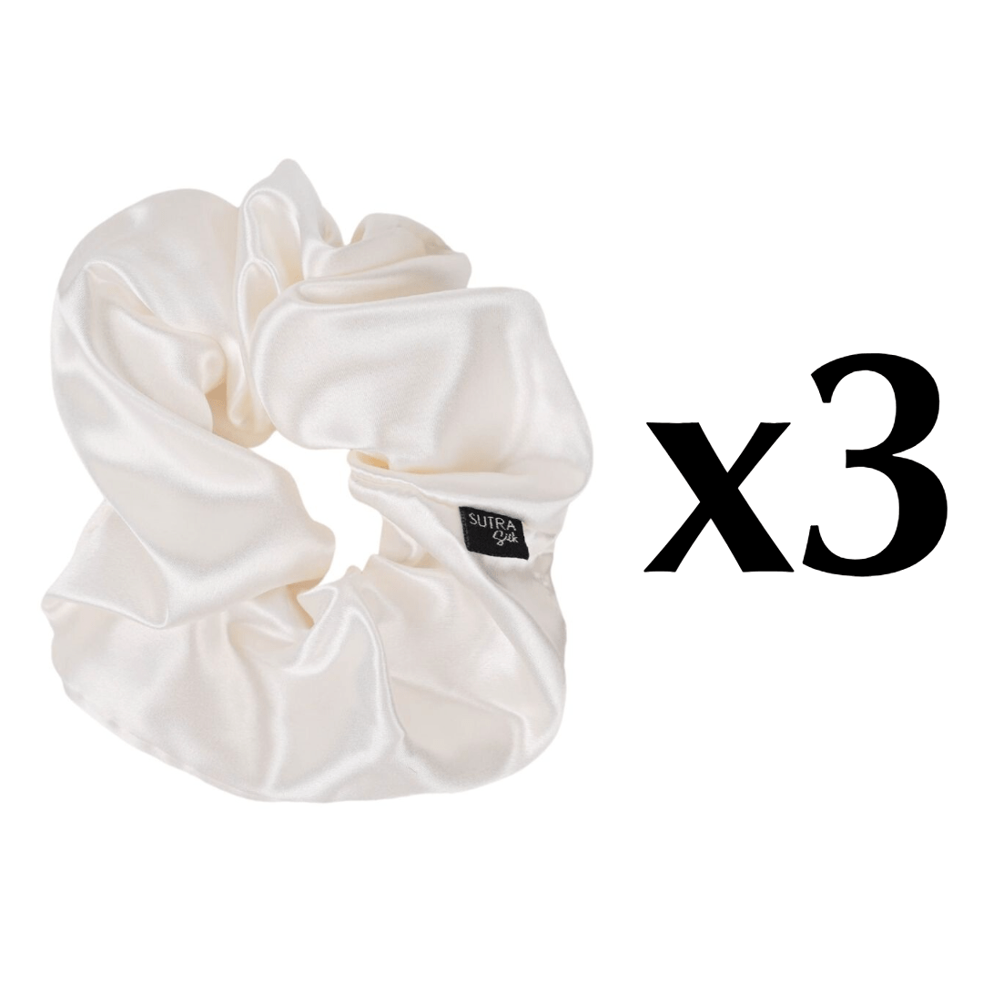 The Statement Silk Scrunchie — 22 Momme