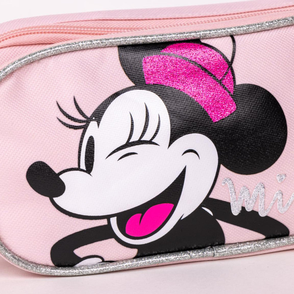 Disney Minnie Mouse pencil case, detail view