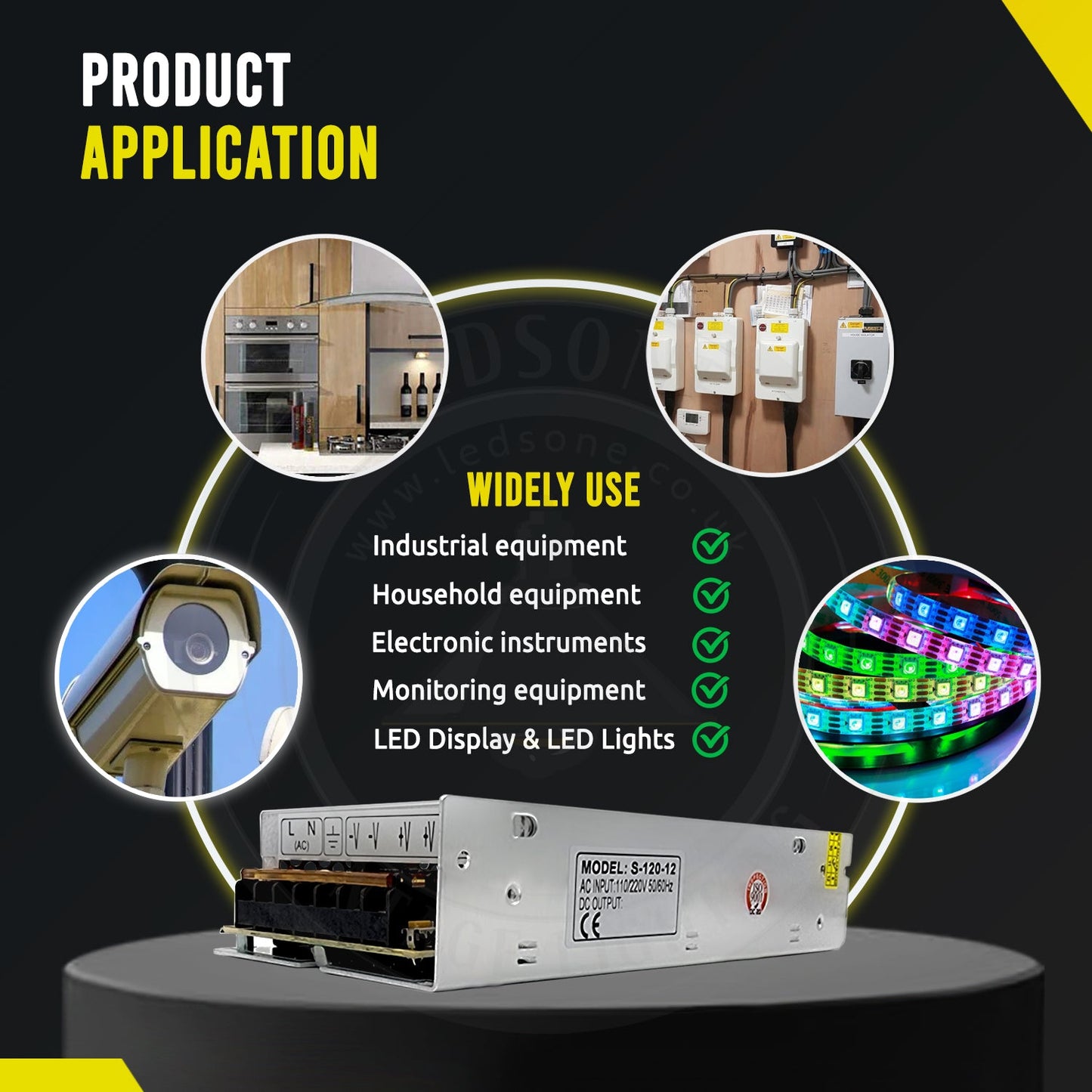 DC12V 30W 2.5Amp IP20 Constant Voltage LED Transformer~3344
