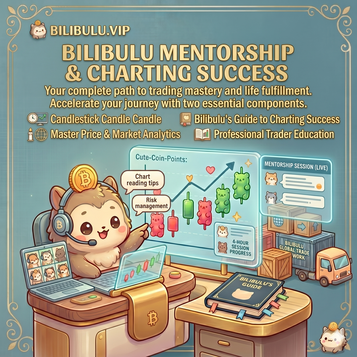 Bilibulu Mentorship: 4 Hour Online Session + Bilibulu's Guide to Charting Success
