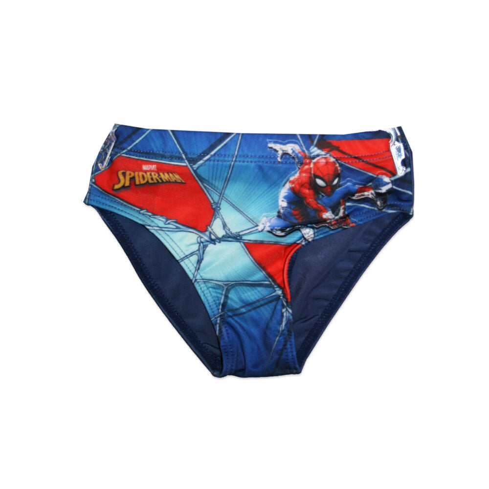 Spiderman swim trunks for boys with Marvel Spider-Man print