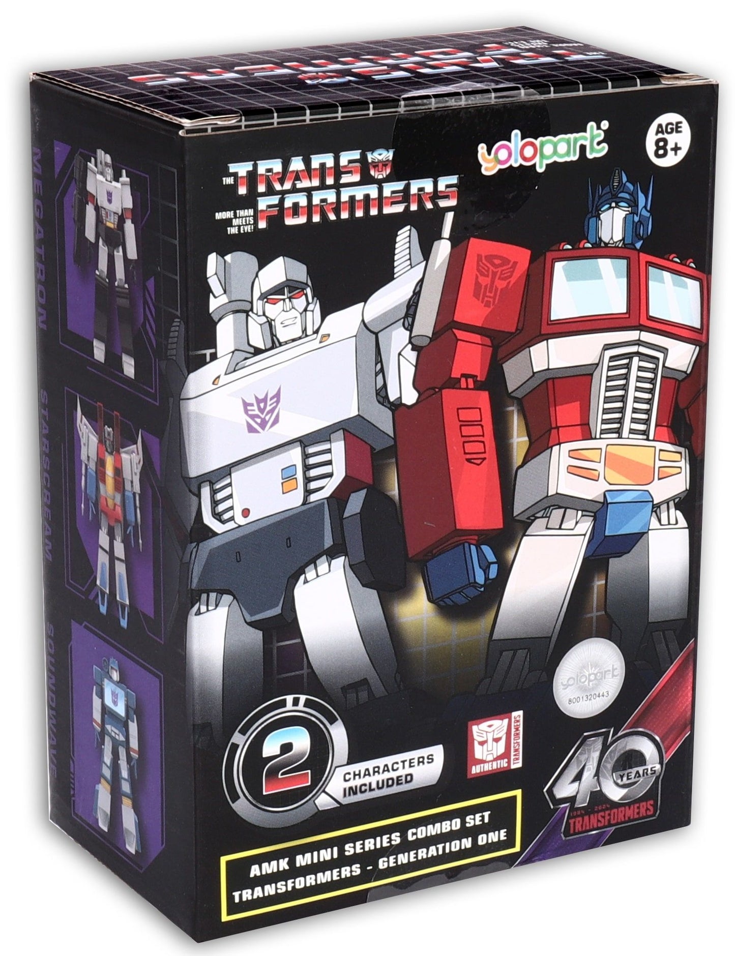 Optimus Prime and Megatron Transformer Toy 2-Pack